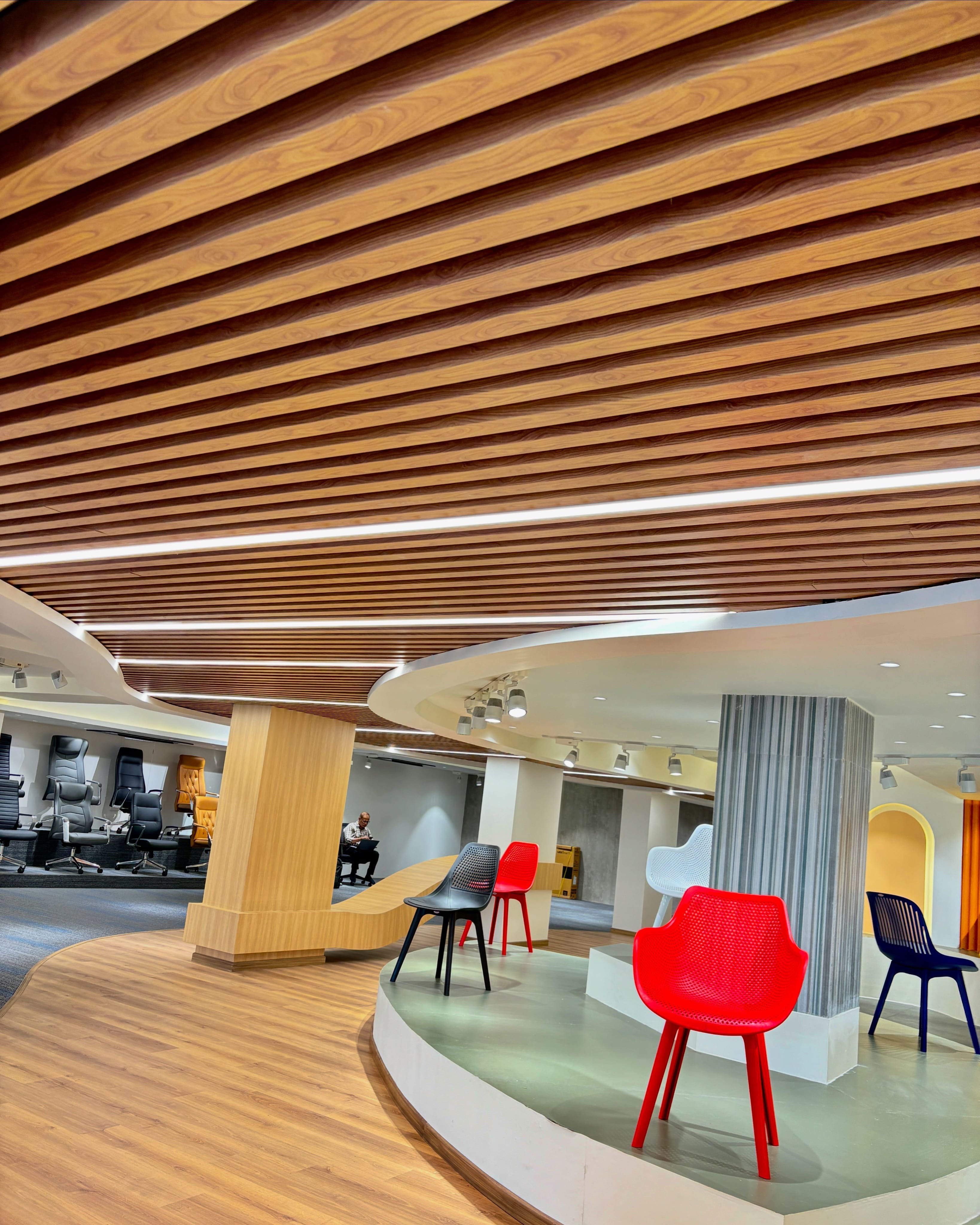 Alluminium Wooden Baffle